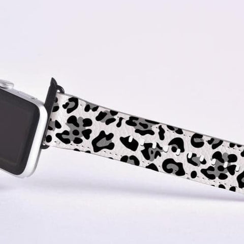 Shop The Leopard Animal Print Apple Watch Band Exclusively at The Urban Flair - Trendy Faux/Vegan Leather iWatch Straps - Affordable Replacements Bands For Women