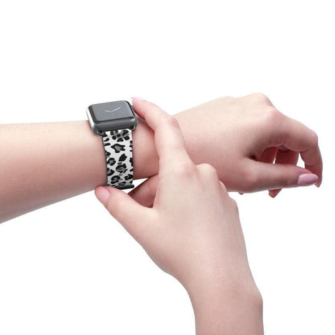 Shop The Leopard Animal Print Apple Watch Band Exclusively at The Urban Flair - Trendy Faux/Vegan Leather iWatch Straps - Affordable Replacements Bands For Women