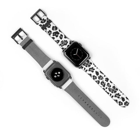 Shop The Leopard Animal Print Apple Watch Band Exclusively at The Urban Flair - Trendy Faux/Vegan Leather iWatch Straps - Affordable Replacements Bands For Women