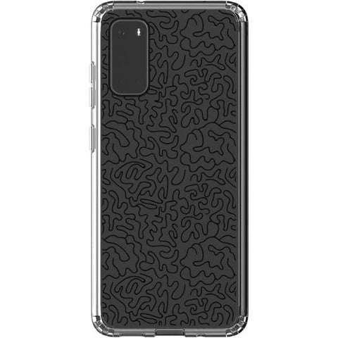 Line Art Doodles Clear Phone Case for your Galaxy S20 exclusively at The Urban Flair
