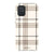 Luxury Cream Plaid Tough Phone Case Galaxy A71 4G Gloss [High Sheen] exclusively offered by The Urban Flair