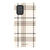 Luxury Cream Plaid Tough Phone Case Galaxy A71 5G Gloss [High Sheen] exclusively offered by The Urban Flair