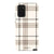 Luxury Cream Plaid Tough Phone Case Galaxy Note 20 Gloss [High Sheen] exclusively offered by The Urban Flair