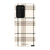 Luxury Cream Plaid Tough Phone Case Galaxy Note 20 Ultra Satin [Semi-Matte] exclusively offered by The Urban Flair