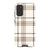 Luxury Cream Plaid Tough Phone Case Galaxy S20 Gloss [High Sheen] exclusively offered by The Urban Flair
