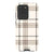 Luxury Cream Plaid Tough Phone Case Galaxy S20 Ultra Gloss [High Sheen] exclusively offered by The Urban Flair