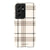 Luxury Cream Plaid Tough Phone Case Galaxy S21 Ultra Gloss [High Sheen] exclusively offered by The Urban Flair