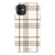 Luxury Cream Plaid Tough Phone Case iPhone 11 Gloss [High Sheen] exclusively offered by The Urban Flair