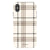 Luxury Cream Plaid Tough Phone Case iPhone XS Max Gloss [High Sheen] exclusively offered by The Urban Flair