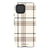 Luxury Cream Plaid Tough Phone Case Pixel 4 Satin [Semi-Matte] exclusively offered by The Urban Flair