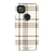 Luxury Cream Plaid Tough Phone Case Pixel 4A 4G Gloss [High Sheen] exclusively offered by The Urban Flair
