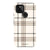 Luxury Cream Plaid Tough Phone Case Pixel 4A 5G Satin [Semi-Matte] exclusively offered by The Urban Flair