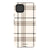 Luxury Cream Plaid Tough Phone Case Pixel 4XL Gloss [High Sheen] exclusively offered by The Urban Flair