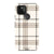 Luxury Cream Plaid Tough Phone Case Pixel 5 5G Gloss [High Sheen] exclusively offered by The Urban Flair