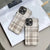 Luxury Cream Plaid Phone Case For iPhone 13 12 11 Pro Max XR XS Max 7 8 Plus Protective Tough Galaxy S20 Cover With Modern Tartan Design Feat