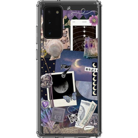 Magic Scraps Collage Clear Phone Case iPhone 13 Pro Max exclusively offered by The Urban Flair