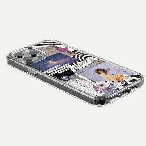 Manifest Celestial Scraps Collage Phone Case For iPhone 13 Pro Max 12 Mini 11 XR XS 7 8 Plus SE 2020 Aesthetic Moodboard Design Feat