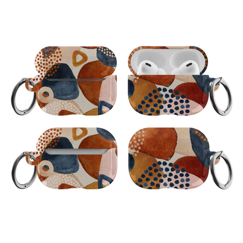 Pro Gloss (High Sheen) Messy Rustic Shapes Airpods Case - The Urban Flair
