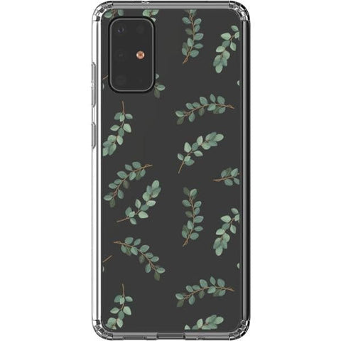Minimal Eucalyptus Branches Clear Phone Case for your Galaxy S20 Plus exclusively at The Urban Flair