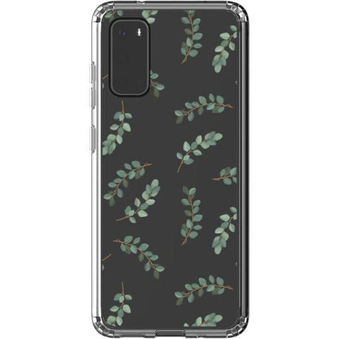Minimal Eucalyptus Branches Clear Phone Case for your Galaxy S20 exclusively at The Urban Flair