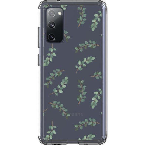 Minimal Eucalyptus Branches Clear Phone Case for your Galaxy S20 FE exclusively at The Urban Flair