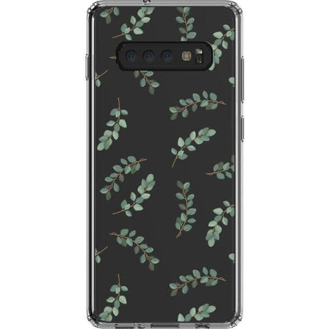 Galaxy S10 Plus Minimal Branches Clear Phone Case - The Urban Flair