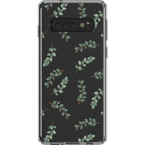 Galaxy S10 Minimal Branches Clear Phone Case - The Urban Flair