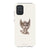 Galaxy A71 4G Satin (Semi-Matte) Minimal Off White Baby Angel Tough Phone Case - The Urban Flair