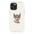 iPhone 12 Pro Gloss (High Sheen) Minimal Off White Baby Angel Tough Phone Case - The Urban Flair
