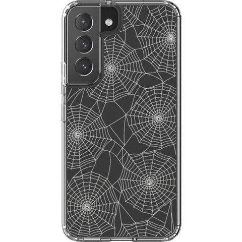 Minimal Spider Web Clear Phone Case