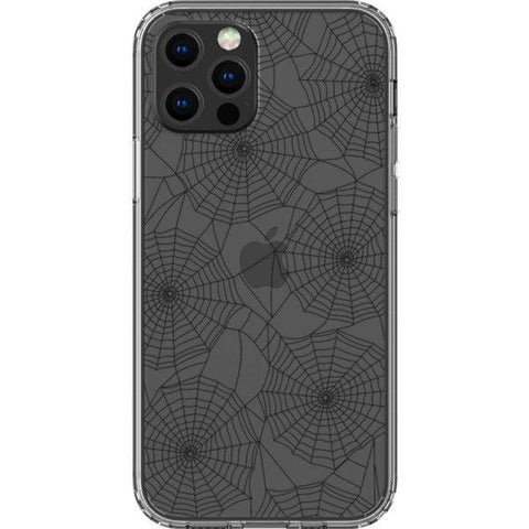 Minimal Spider Web Clear Phone Case