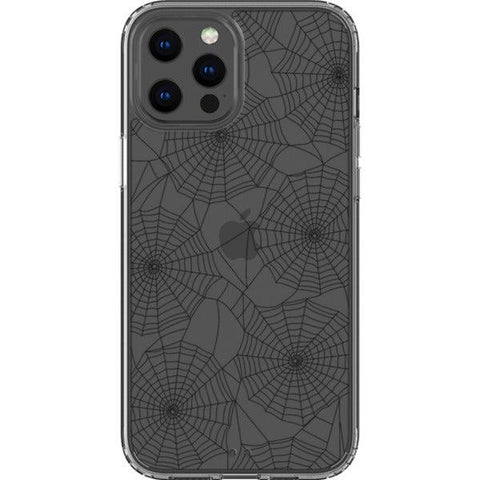 Minimal Spider Web Clear Phone Case