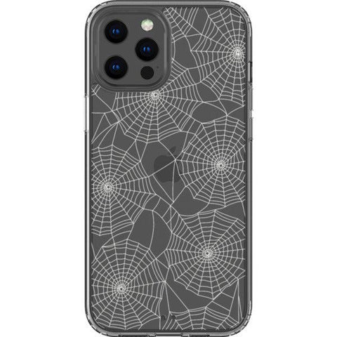 Minimal Spider Web Clear Phone Case