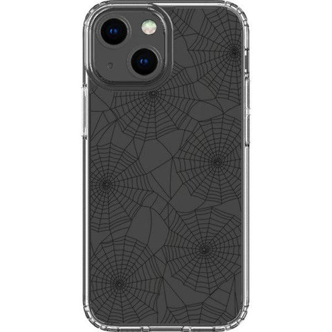Minimal Spider Web Clear Phone Case