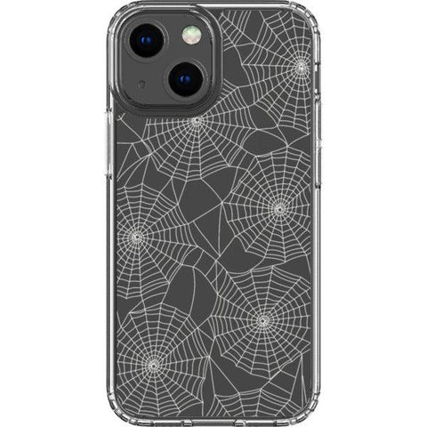 Minimal Spider Web Clear Phone Case