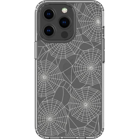 Minimal Spider Web Clear Phone Case