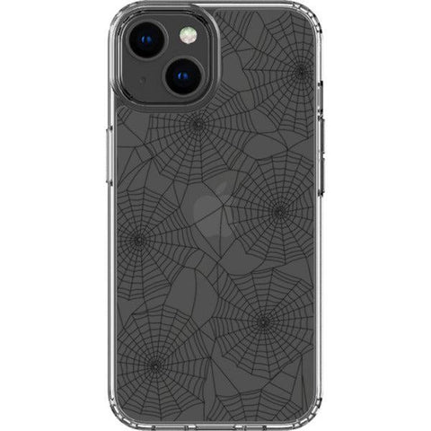 Minimal Spider Web Clear Phone Case