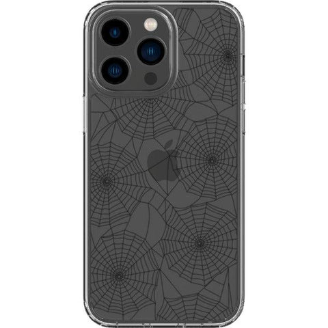 Minimal Spider Web Clear Phone Case
