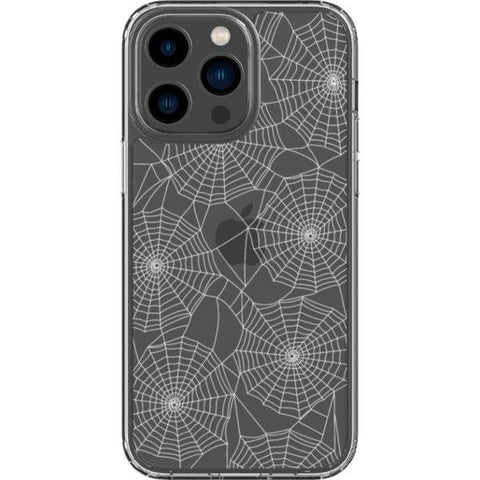 Minimal Spider Web Clear Phone Case