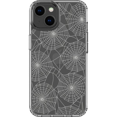 Minimal Spider Web Clear Phone Case