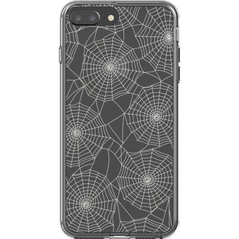 Minimal Spider Web Clear Phone Case