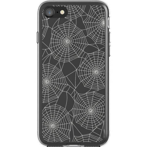 Minimal Spider Web Clear Phone Case