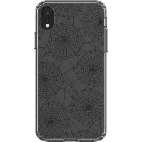 Minimal Spider Web Clear Phone Case
