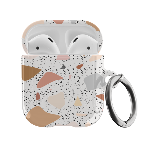 Shop The Minimal Terrazzo Airpods Case Exclusively at The Urban Flair - Trendy Aesthetic Covers Available For Your Original Apple AirPods and AirPods Pro Feat