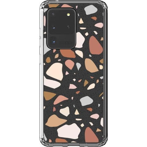 Galaxy S20 Ultra Minimal Terrazzo Clear Phone Case - The Urban Flair