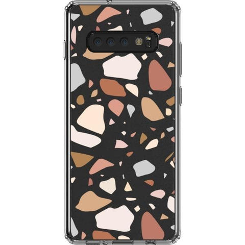 Galaxy S10 Plus Minimal Terrazzo Clear Phone Case - The Urban Flair