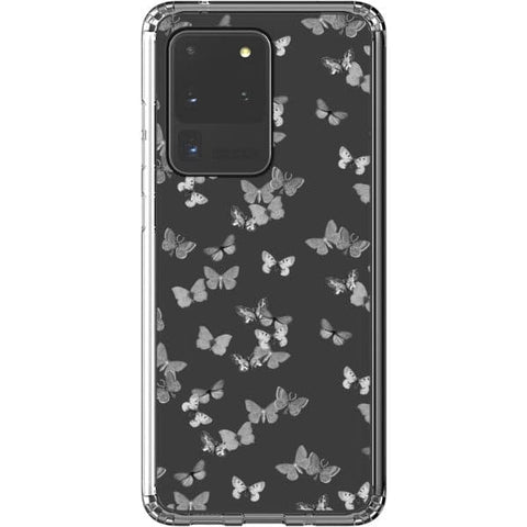 Galaxy S20 Ultra Minimalist Butterfly Clear Phone Case - The Urban Flair