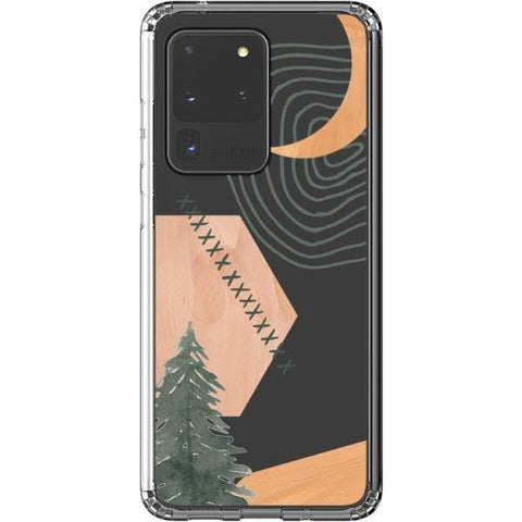 Modern Abstract Nature Collage Clear Phone Case for your Galaxy S20 Ultra exclusively at The Urban Flair