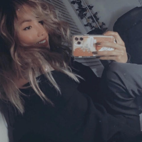 Modern Abstract Terracotta Collage Clear Phone Case iPhone 12 Pro Max by The Urban Flair (Customer Feat)