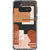 Galaxy S10 Modern Rose Rust Shapes Clear Phone Case - The Urban Flair